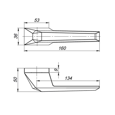 РУЧКА РАЗДЕЛЬНАЯ STONE UCS BL-26 ЧЕРНЫЙ