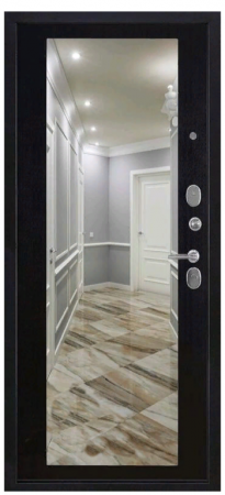 ПРЕЗИДЕНТ S1Z ГРАФИТ/САНДАЛ БЕЛЫЙ (ЗЕРКАЛО)